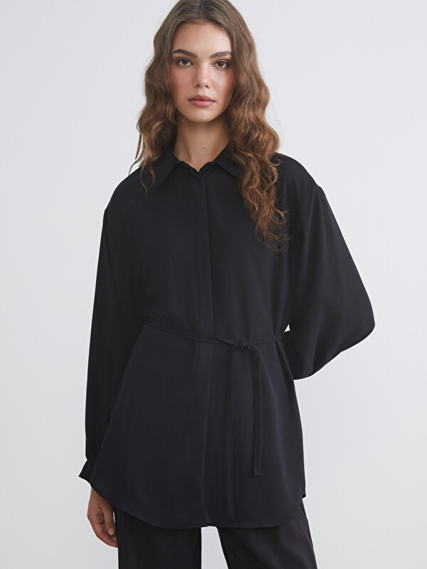 LCW Modest Oversize Kadın Gömlek Tunik