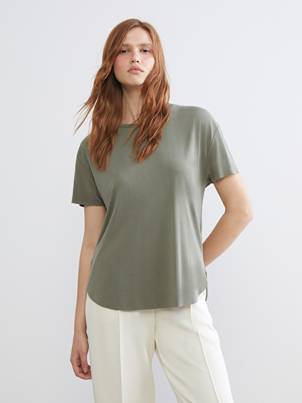 KOOR SPORT Crew Neck Women's Sports T-Shirt