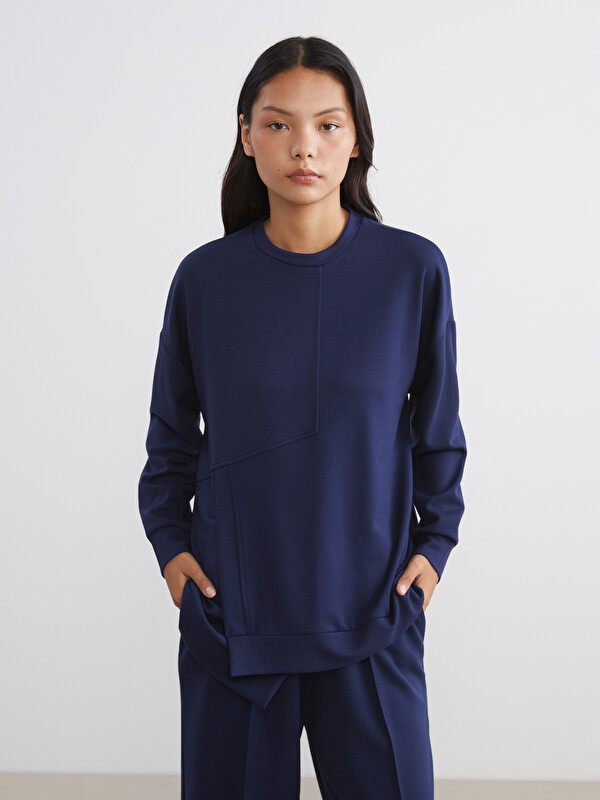 KOOR SPORT Bisiklet Yaka Kadın Sweatshirt