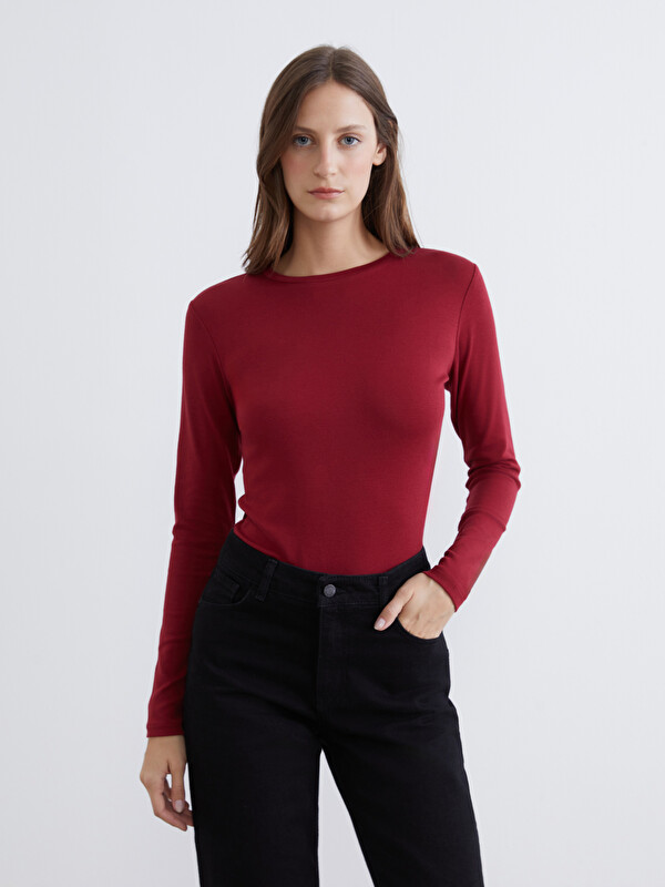 LCW EVERYDAY Bisiklet Yaka Kadın Body