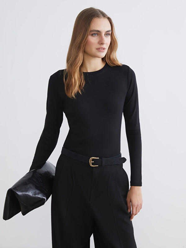 LCW EVERYDAY Bisiklet Yaka Kadın Body