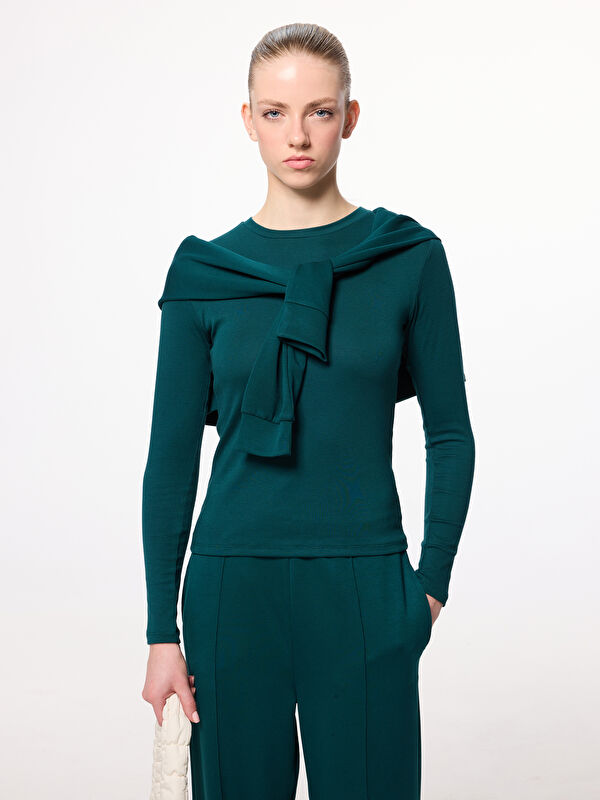 LCW EVERYDAY Body für Damen mit Rundhalsausschnitt