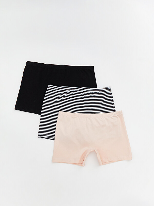 LCW Kids Kız Çocuk Boxer 3'lü