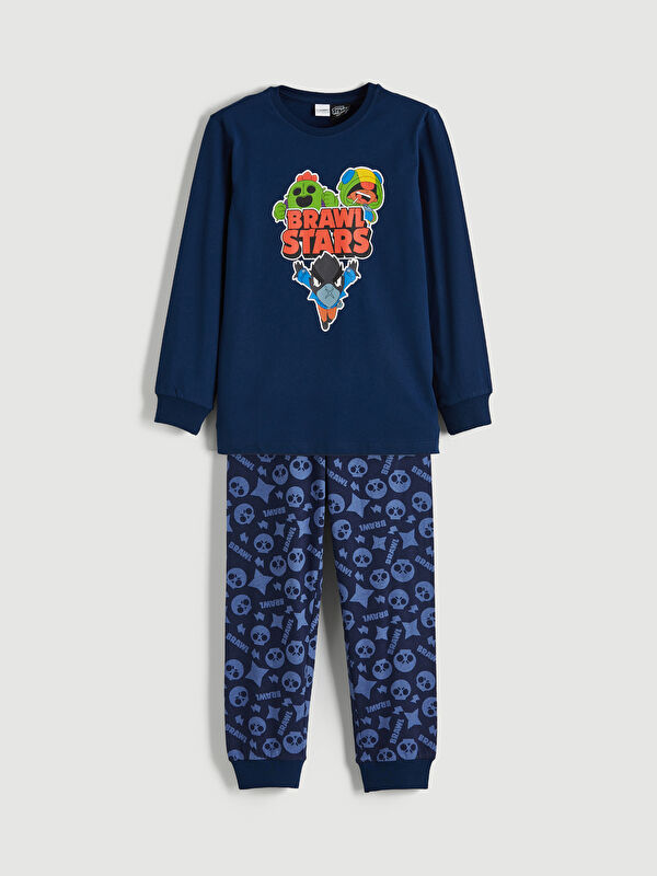 LCW Kids Brawl Stars Printed Boys' Pyjamas Set