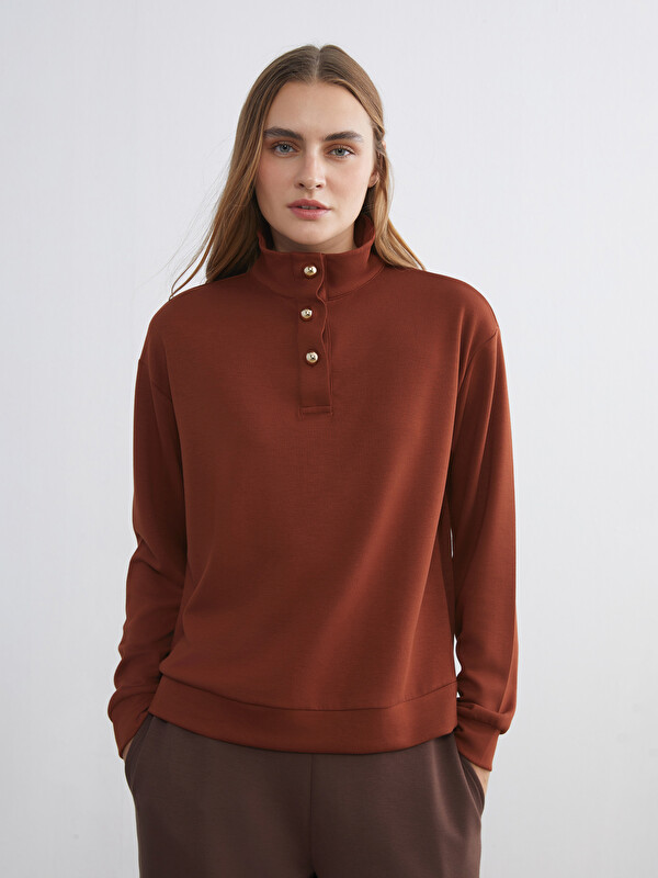 LCW EVERYDAY Dik Yaka Kadın Sweatshirt