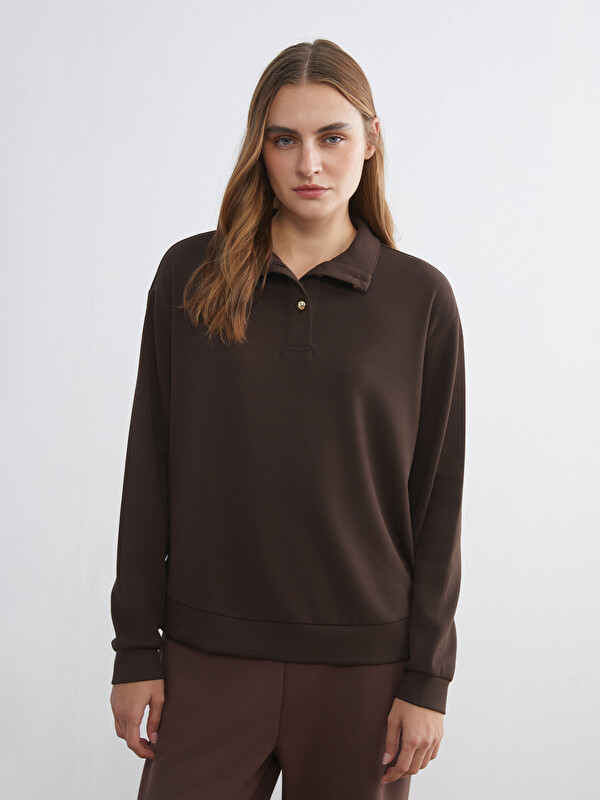 LCW EVERYDAY Dik Yaka Kadın Sweatshirt