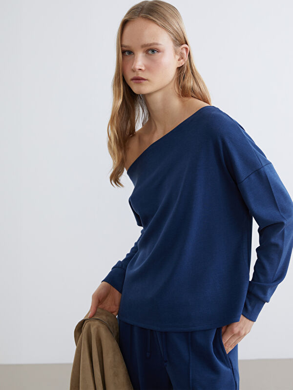 XSIDE Kayık Yaka Kadın Sweatshirt