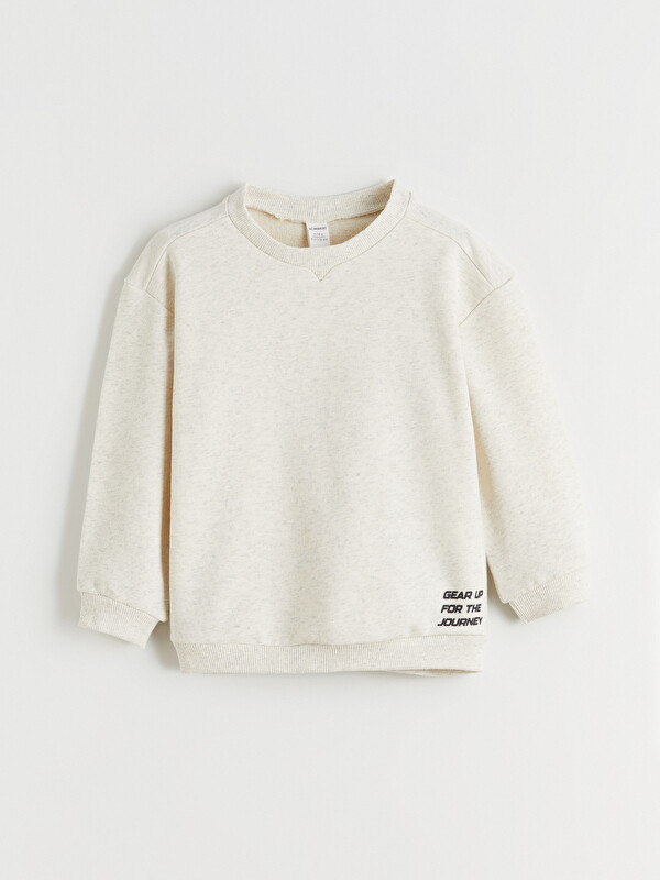 LCW Kids Baskılı Erkek Çocuk Sweatshirt