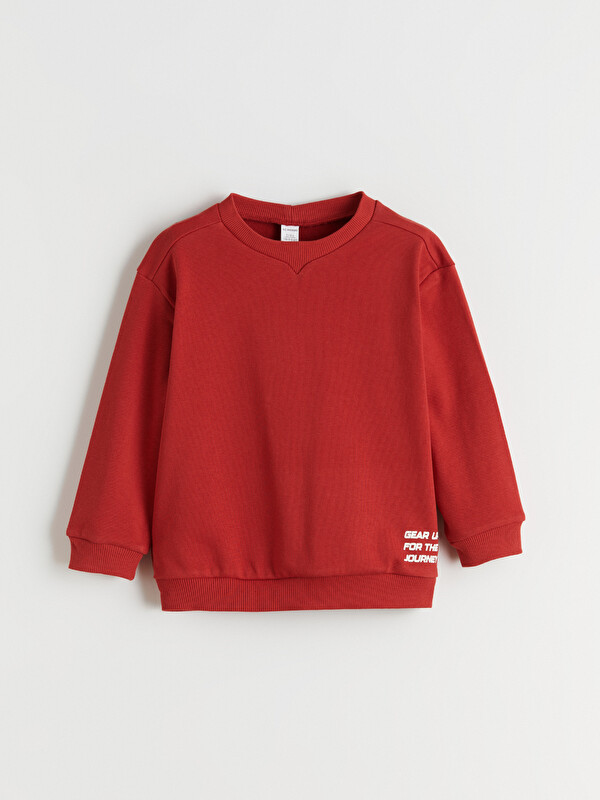 LCW Kids Baskılı Erkek Çocuk Sweatshirt