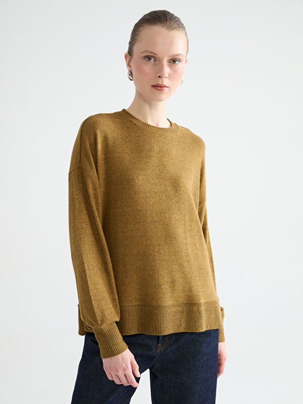 LCW EVERYDAY Bisiklet Yaka Oversize Kadın Sweatshirt