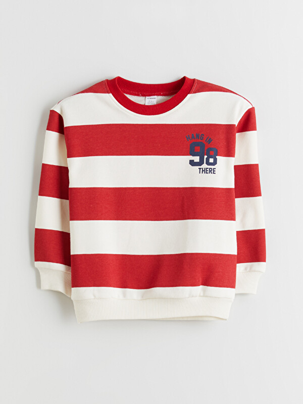 LCW Kids Crew Neck Boys' Sweatshirt