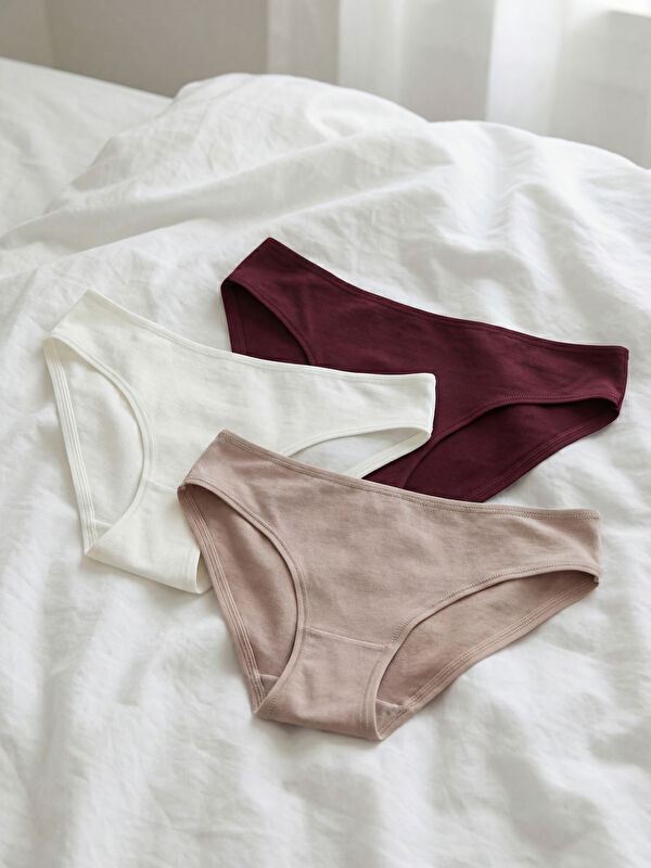 LCW DREAM Düz Bikini Külot 3'lü