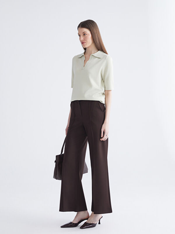 LCWAIKIKI Classic Standart Fit Geniş Paça Kadın Pantolon