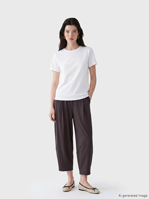LCW Comfort Beli Lastikli Kadın Eşofman Altı