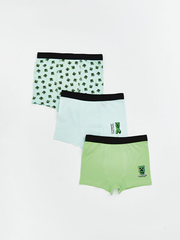 LCW Kids Minecraft Printed Boys' Boxer 3-pack