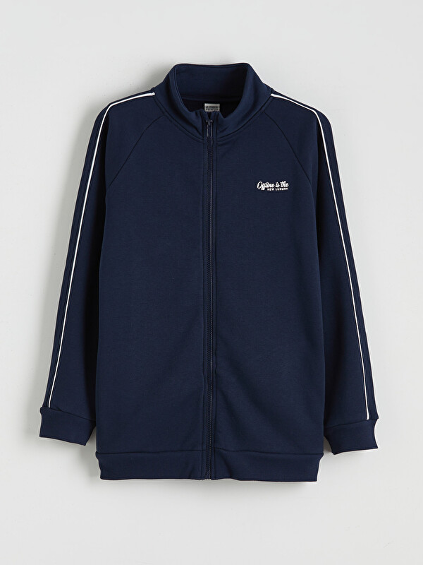 LCW Kids Erkek Çocuk Fermuarlı Sweatshirt
