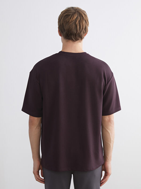 LCW Vision Mürdüm Bisiklet Yaka Erkek Tişört - W5MG46Z8-HHD | LCW