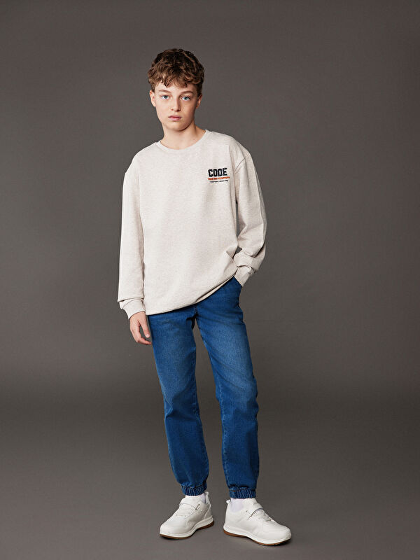 LCW Kids Slim Fit Erkek Çocuk Jogger Jean Pantolon