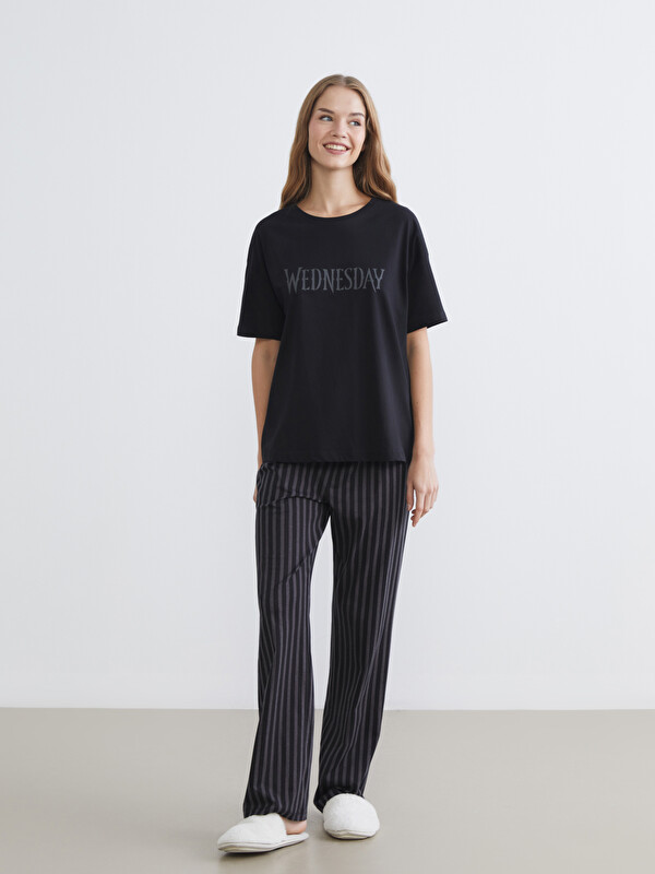 LCW Young Wednesday Baskılı Kadın Pijama Takımı