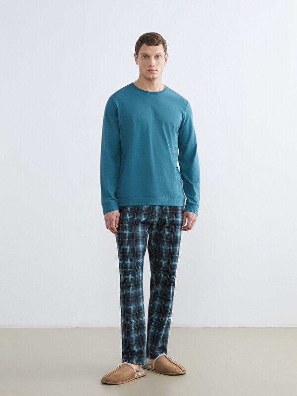 LC WAIKIKI Standart Kalıp Ekose Erkek Pijama Alt