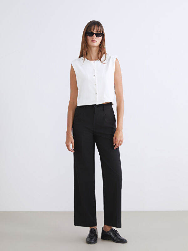 LCW Vision Loose Fit Women's Pleated Trousers