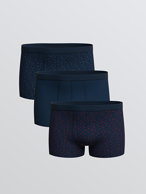 LC WAIKIKI Standart Kalıp Pamuklu Esnek Erkek Boxer 3'lü