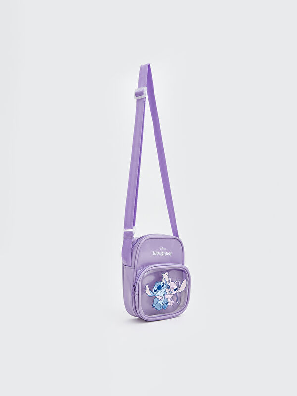 LCW ACCESSORIES Lilo ve Stitch Baskılı Kız Çocuk Omuz Çantası
