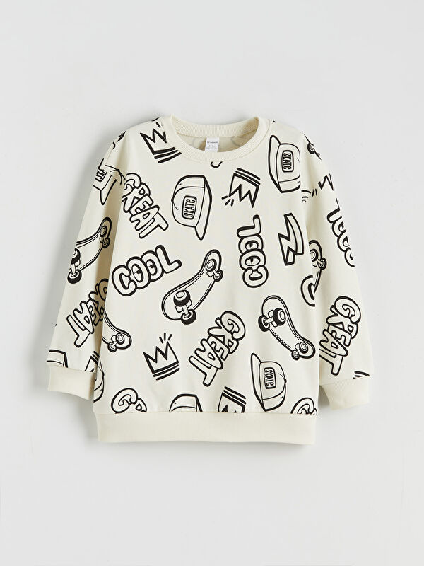 LCW Kids Bedrucktes Sweatshirt für Jungen, dick