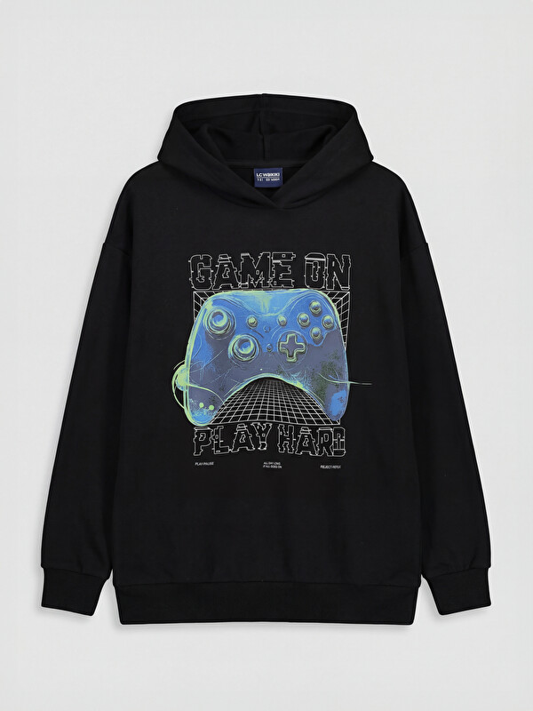 LCW Kids Printed Boys' Thick Sweatshirt