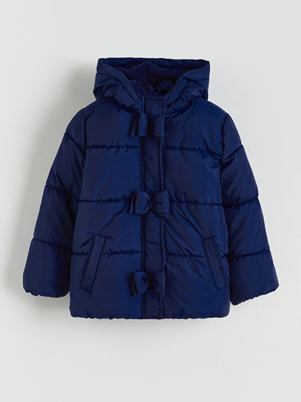 LCW Kids Kapüşonlu Kız Çocuk Şişme Mont