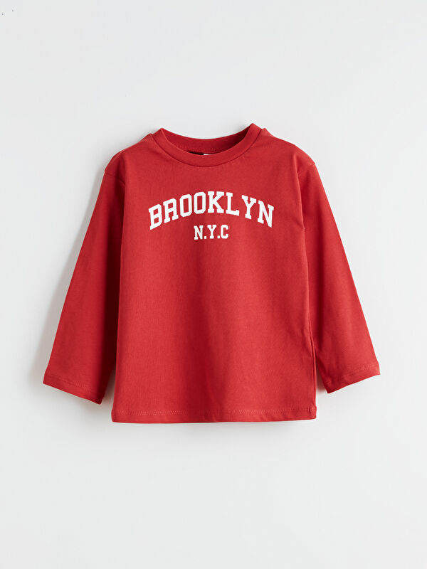 LCW baby Сәби ұлдарға арналған brooklyn принтті футболка