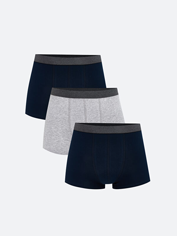 LC WAIKIKI Standart Kalıp Pamuklu Esnek Erkek Boxer 3'lü