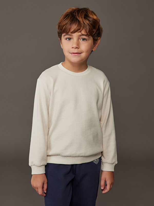 LCW Kids Crew Neck Boys' Sweatshirt 2 Pack