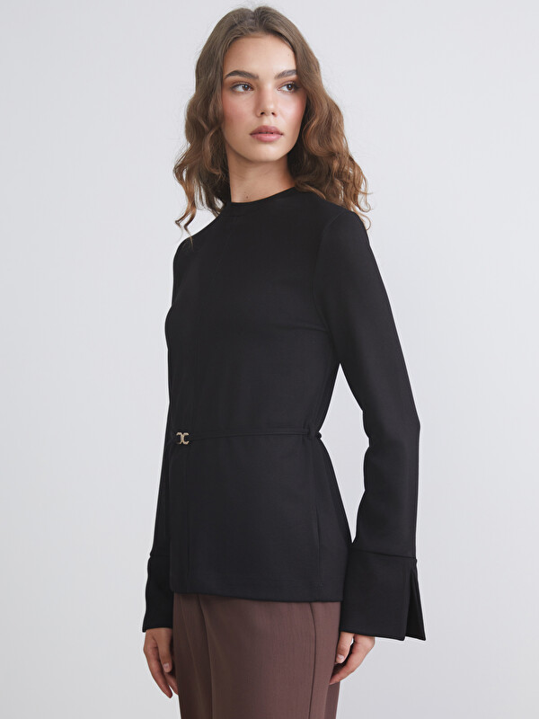 LCW Modest Dik Yaka Kadın Sweatshirt Tunik