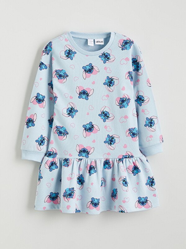 LCW Kids Stitch Licensed Girls' Ruffled Dress
