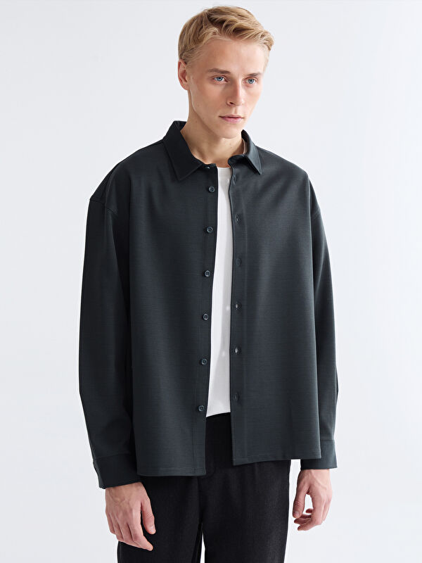 LCW Vision Regular Fit Uzun Kollu Erkek Gömlek