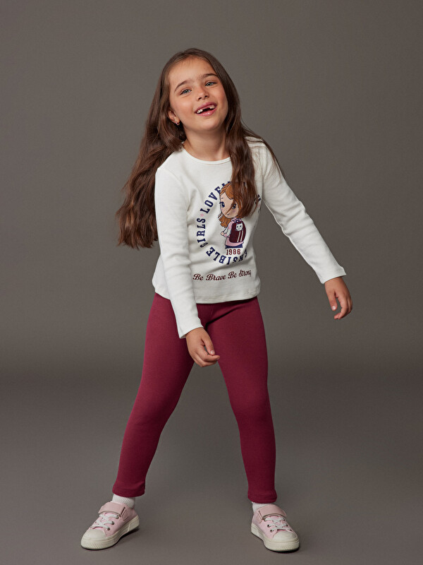 LCW Kids Kız Çocuk Kaşkorse Tayt 2'li