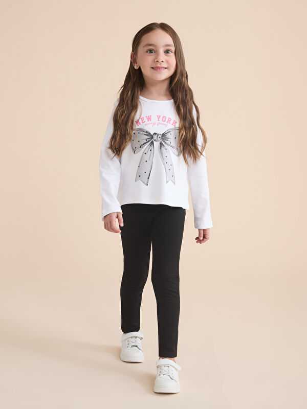 LCW Kids Super Skinny Fit Girls' Leggings 2 Pack