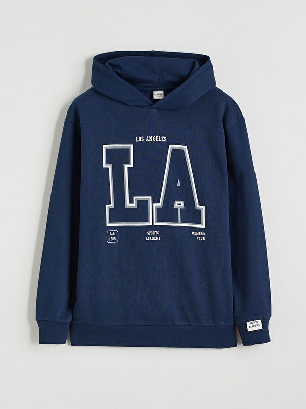 LCW Kids Los Angeles Printed Boys' Thick Sweatshirt