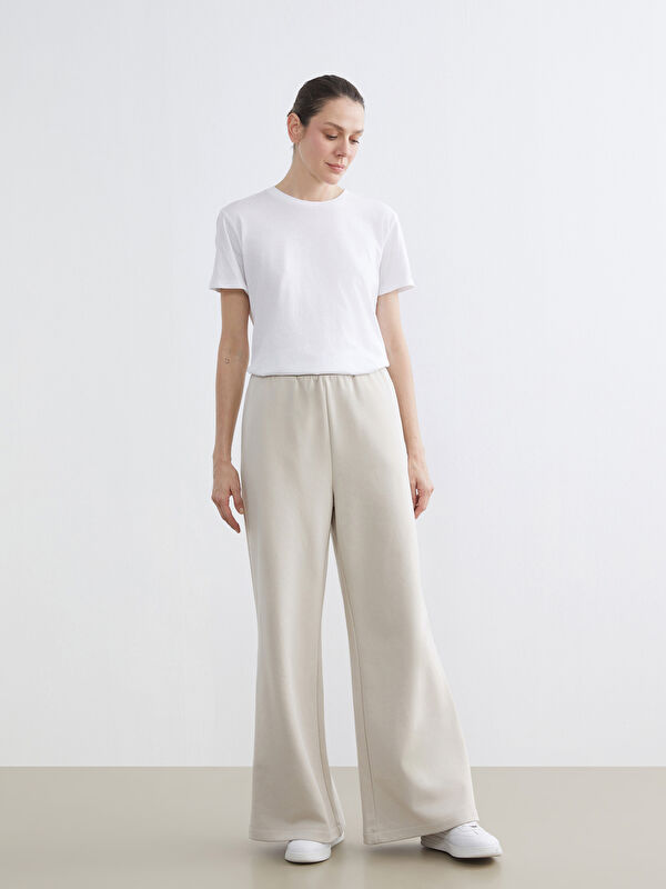 LCW EVERYDAY Elasticated Waist Women's Thick Sweatpants