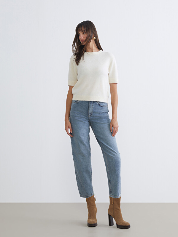 LCW Jeans Barrel Fit Kadın Jean Pantolon