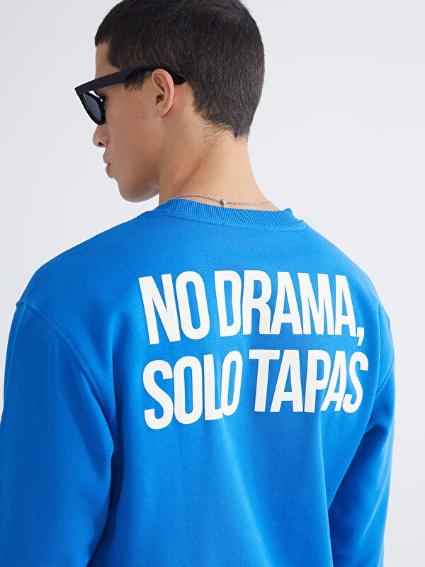 XSIDE Bisiklet Yaka Erkek Kalın Sweatshirt