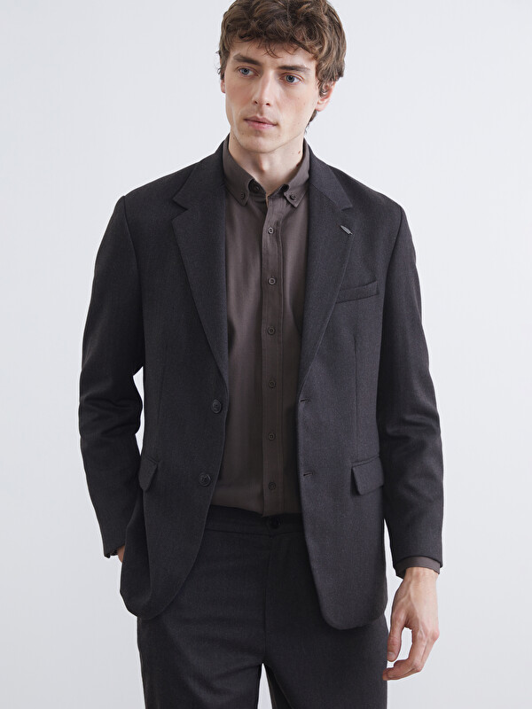 SOUTHBLUE Standart Kalıp Erkek Blazer Ceket