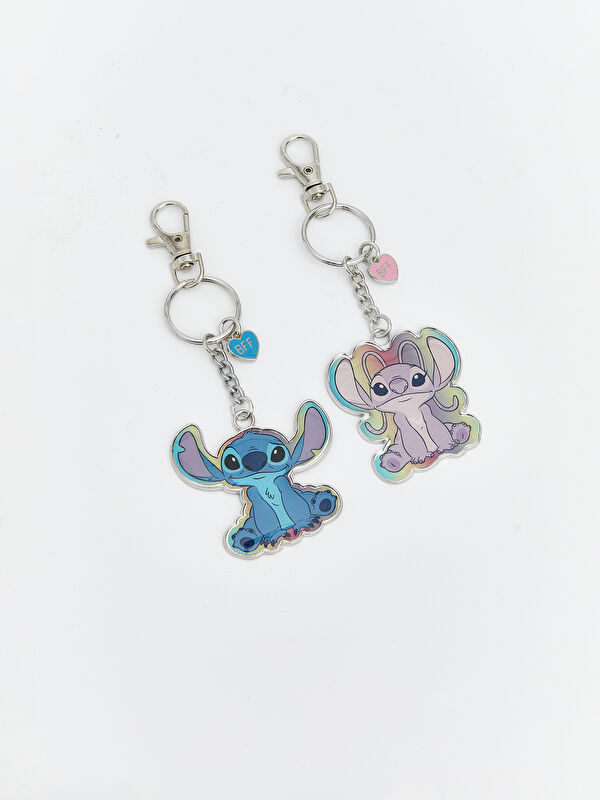 LCW JOY Lilo and Stitch Printed Kids Keychain 2'li