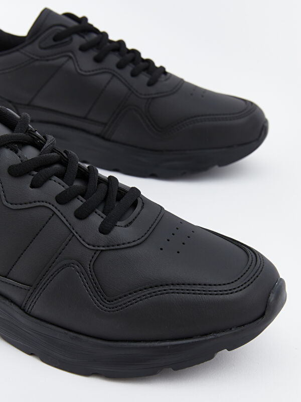 Deri Görünümlü Erkek Spor Ayakkabı - Görsel 4