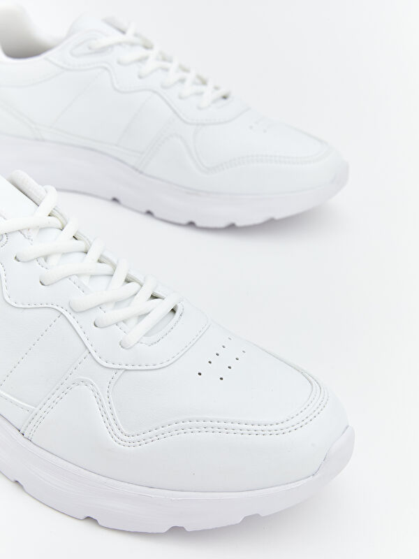 Deri Görünümlü Erkek Spor Ayakkabı - Görsel 4