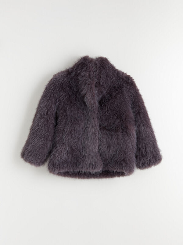 LCW Kids Girls' Faux Fur Coat