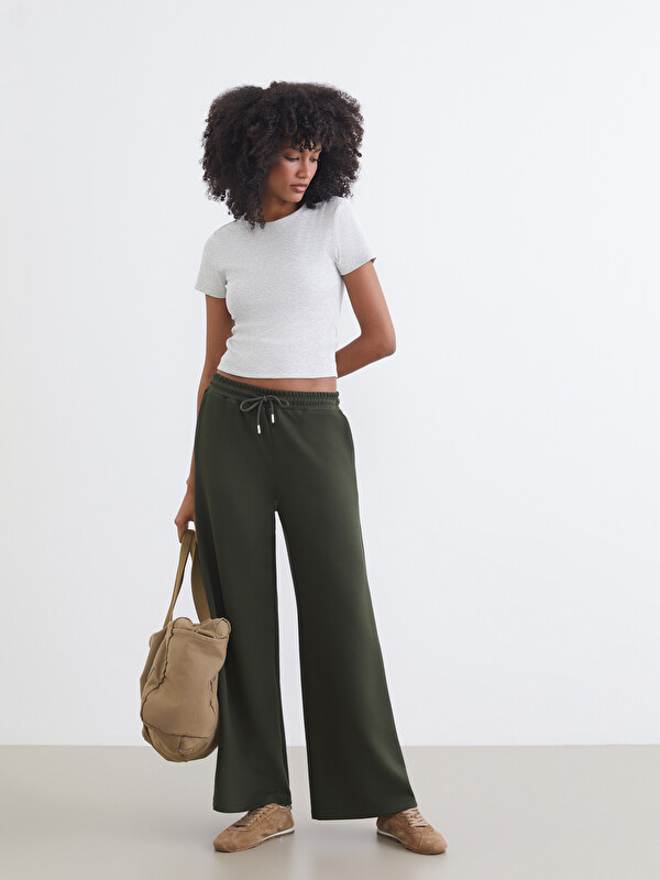 XSIDE Elasticated Waist Wide Leg Women's Sweatpants