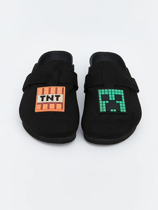 Minecraft Baskılı Erkek Çocuk Terlik - Görsel 4