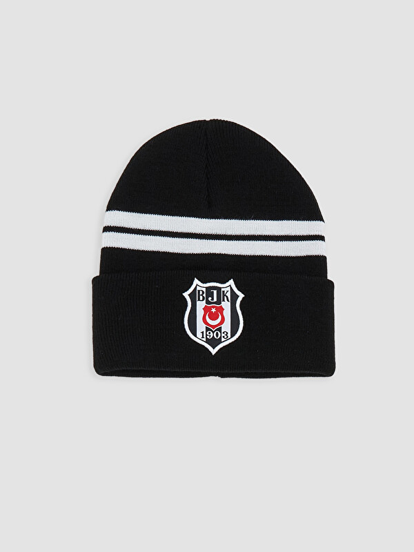 LCW ACCESSORIES Beşiktaş Baskılı Erkek Çocuk Triko Bere